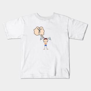 Becoming A Bodybuilder Kids T-Shirt